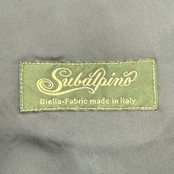 Wallace‎ & Barnes Blazer Men's 42R (fits 44) Navy Subalpino Wool Unlined J Crew - Picture 7 of 11